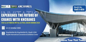 Kncranes te invita cordialmente a asistir a Fabex & Metal & Steel Arabia Saud...