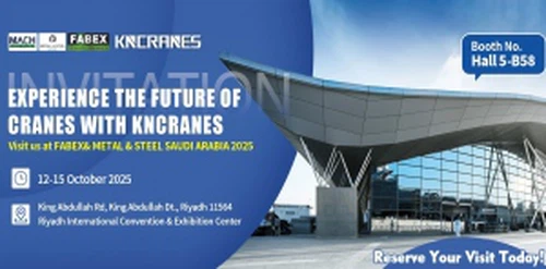 Kncranes te invita cordialmente a asistir a Fabex & Metal & Steel Arabia Saud...